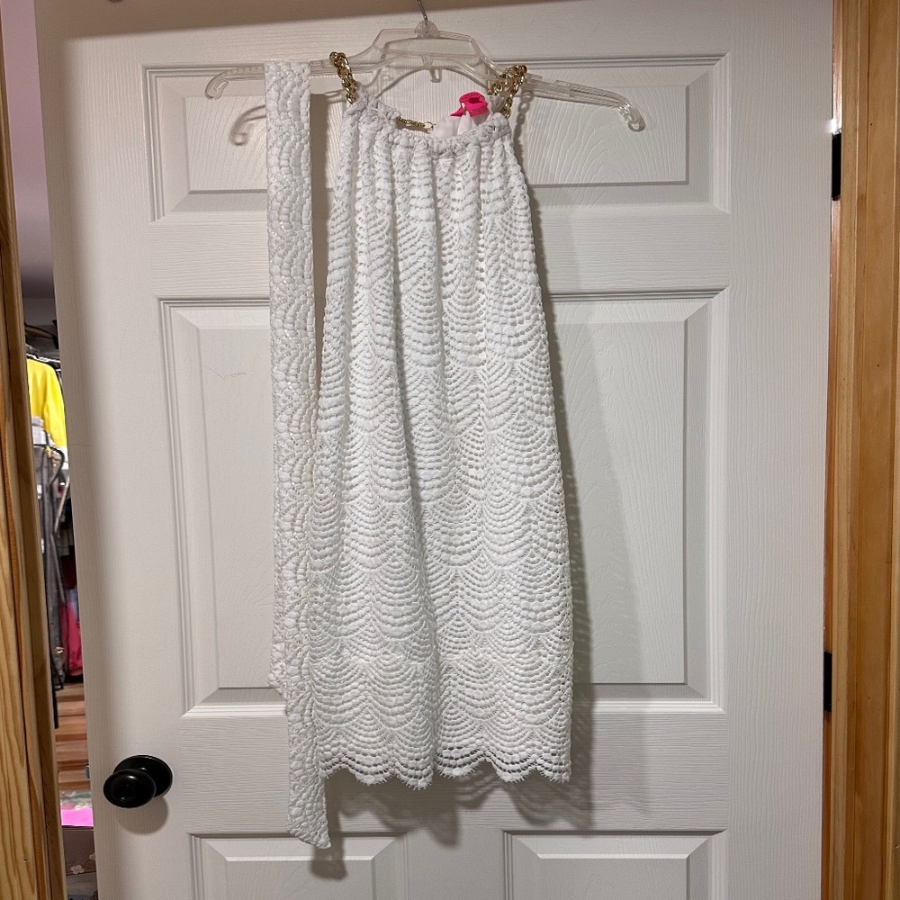 Lilly Pulitzer, NWOT Bringham Lace Midi Dress Size Medium